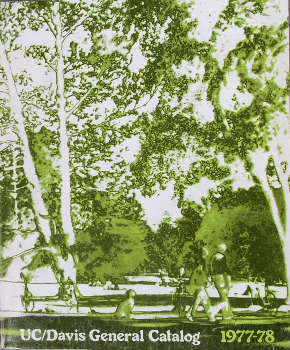 Picture of the 1977-78 UC Davis General Catalog