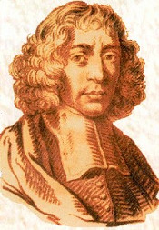Drawing of Spinoza